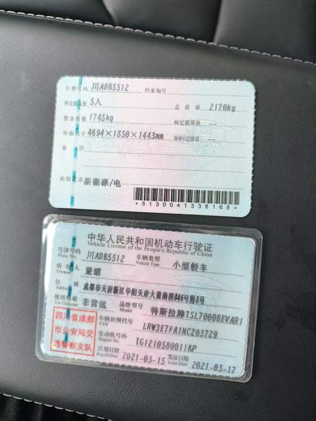 Tesla Model 3 2021 car image #3
