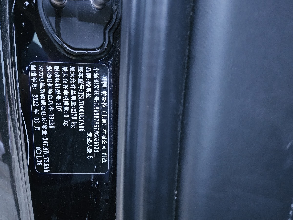 Tesla Model 3 2022 car image #9